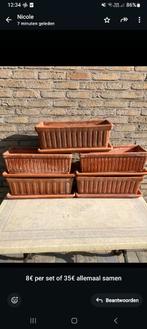 bloembakken in steen, Tuin en Terras, Bloembakken en Plantenbakken, Ophalen, Steen, Minder dan 30 cm, Minder dan 60 cm