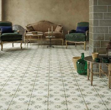 Vintage tegels - Vintage vloertegels - Portugese tegels beschikbaar voor biedingen