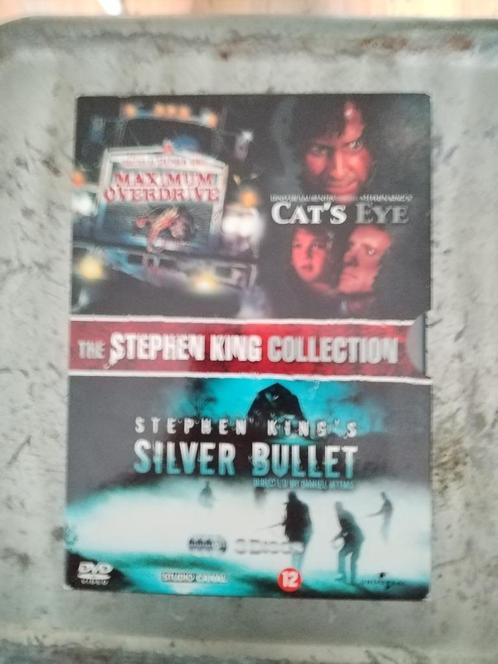 Stephen King collection (drie verfilmingen), Cd's en Dvd's, Dvd's | Horror, Zo goed als nieuw, Boxset, Vanaf 16 jaar, Verzenden