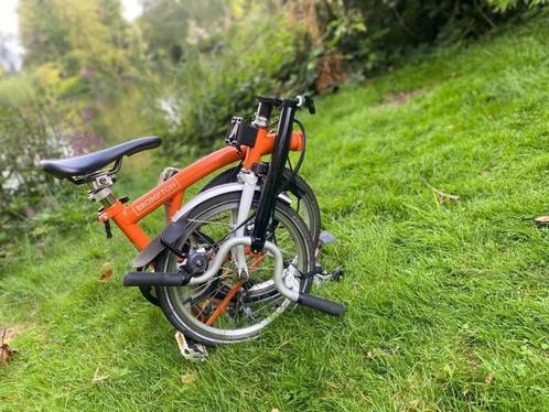 Brompton vouwfiets H3R aangeboden, Fietsen en Brommers, Fietsen | Vouwfietsen, Zo goed als nieuw, Brompton, Totaal opvouwbaar