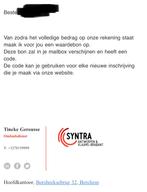 Bon syntra opleiding ( opleiding naar keuze), Tickets en Kaartjes, Overige Tickets en Kaartjes, Eén persoon