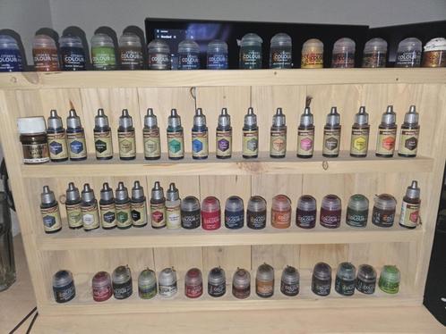 Warhammer verf, citadel,vallejo,army painter - circa 100st, Hobby en Vrije tijd, Wargaming, Gebruikt, Warhammer, Accessoires, Met verf
