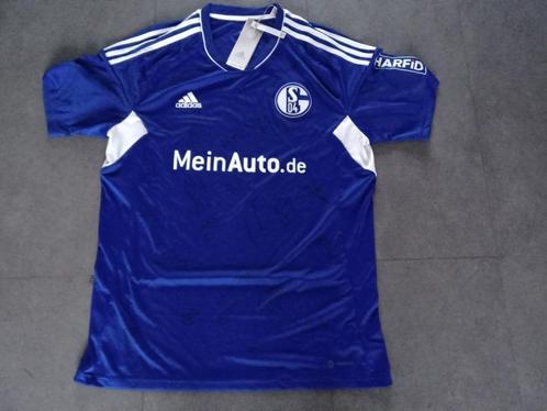 Gesigneerd 2024-2025 shirt van het Duitse Schalke 04, Sport en Fitness, Voetbal, Nieuw, Shirt, Maat L, Ophalen of Verzenden
