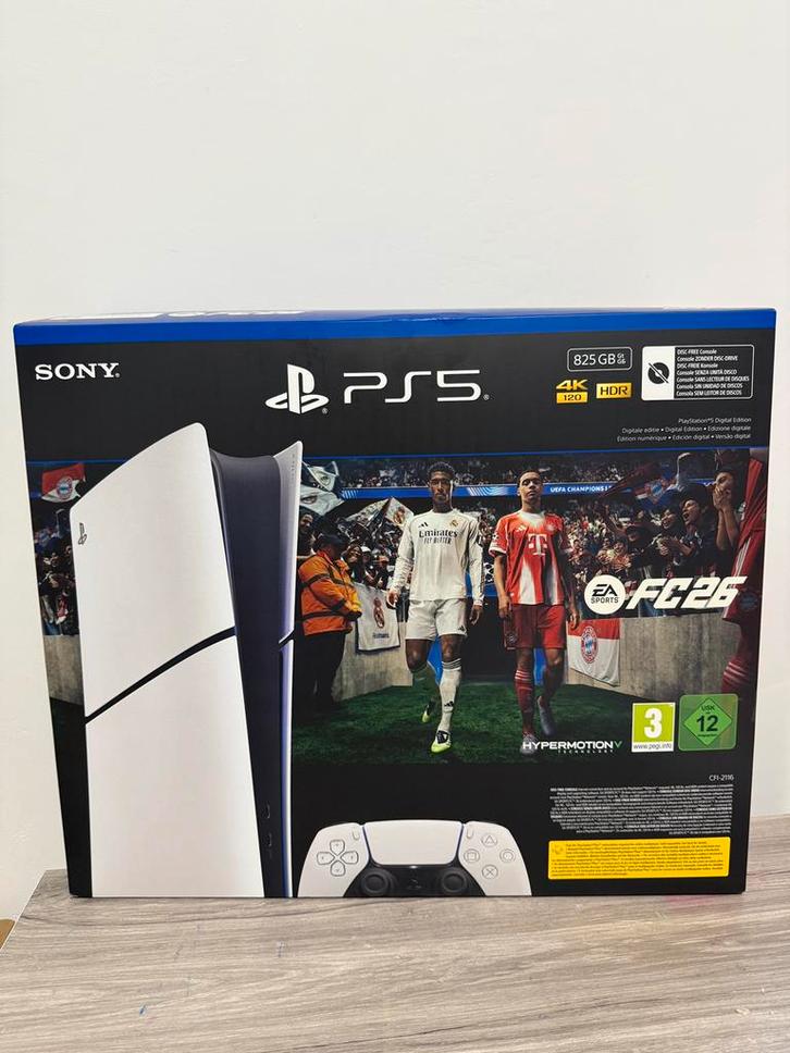 PlayStation 5 Slim Digital + 1 manette, NEUF!! Vd/éch, Games en Spelcomputers, Spelcomputers | Sony PlayStation 5, Nieuw, Playstation 5 Digital