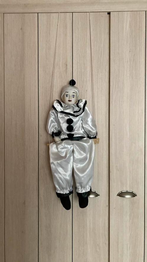 Pierrot marionet, Kinderen en Baby's, Carnavalskleding en Verkleedspullen, Zo goed als nieuw, Ophalen of Verzenden