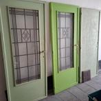3 massief houten deuren, Doe-het-zelf en Bouw, Deuren en Vliegenramen, Ophalen, Gebruikt, Hout, Binnendeur