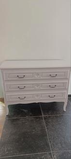 Witte commode, Huis en Inrichting, Kasten | Ladekasten, Ophalen, Gebruikt, 100 tot 150 cm, 3 of 4 laden