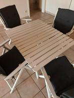 Houten tuinset, Tuin en Terras, Ophalen, Zo goed als nieuw, Hout, Tuinset