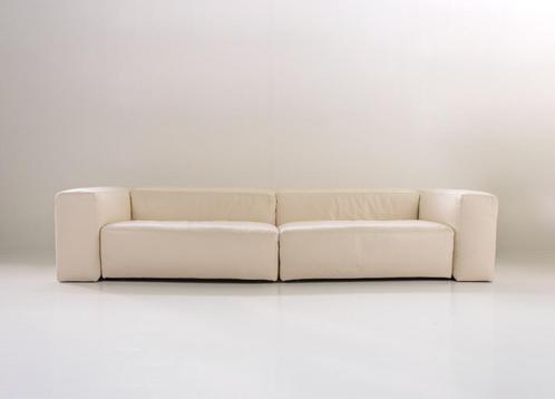 ASPETTAMI modulaire sofa van ERBA ITALIA, Huis en Inrichting, Zetels | Zetels, Zo goed als nieuw, Rechte bank, Leer, Ophalen