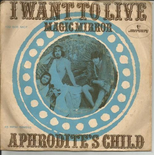 Aphrodite's Child - I want to live   - 1969 -, Cd's en Dvd's, Vinyl Singles, Single, Pop, Ophalen of Verzenden