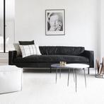 Furnified - Lederen 3,5 zits sofa - Gordon - zwart