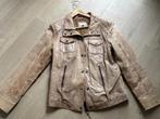 Lederen jacket maat 38, Beige, Liberty island, Gedragen, Ophalen