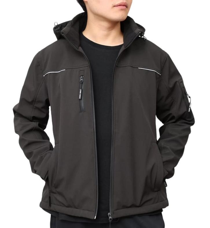 Partij 5 Nieuwe xl Zwarte winterjassen met capuchon, Kleding | Heren, Jassen | Winter, Nieuw, Maat 56/58 (XL), Zwart, Ophalen