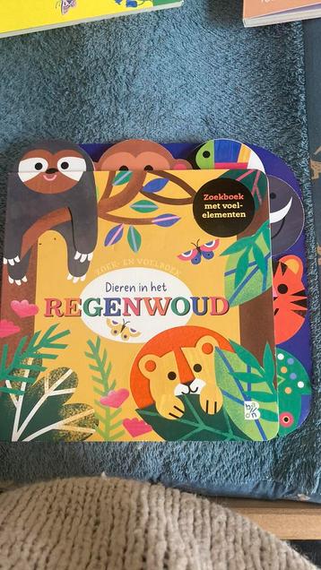 Zoek- en voelboek “Dieren in het regenwoud” beschikbaar voor biedingen