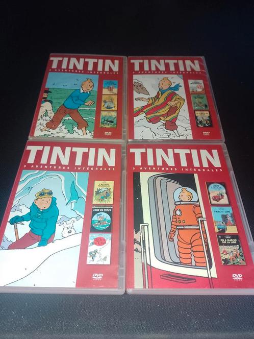 A vendre en DVD lot de 4 Dessin animé collection Tintin, CD & DVD, DVD | Films d'animation & Dessins animés, Comme neuf, Européen