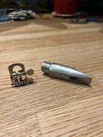 Bec pour saxophone Soprano dukoff D8 avec ligature d’origine, Ophalen of Verzenden, Gebruikt, Sopraan