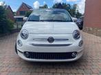 FIAT 500/PANO DAK/CRUISE/BENZINE/PDC/GARANTIE, Auto's, Voorwielaandrijving, Stof, Euro 6, Wit