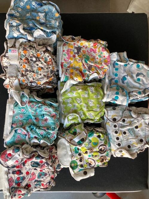 23 petit lulu wasbare luiers (5-16kg, binnenbroekjes), Kinderen en Baby's, Babykleding | Baby-kledingpakketten, Gebruikt, Ophalen