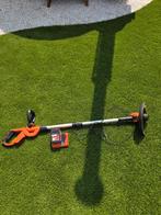 Kantenmaaier / grastrimmer op batterij Powerplus, Tuin en Terras, Ophalen of Verzenden, Zo goed als nieuw