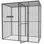 Volière jardin 2x1x2 m toit maille cage ara cage perroquet, Dieren en Toebehoren, Vogels | Hokken en Kooien, Verzenden, Nieuw