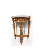 Antieke Napoleon III Bijzettafel in verguld hout, Ophalen