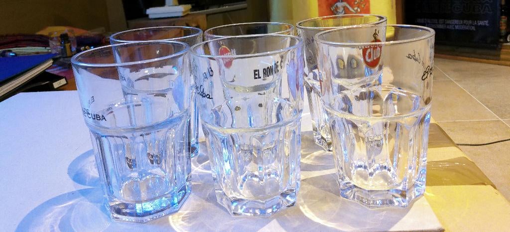 havana club - standaard glazen - 33 cl met ijkstreepje, Verzamelen, Ophalen of Verzenden, Nieuw, Overige typen