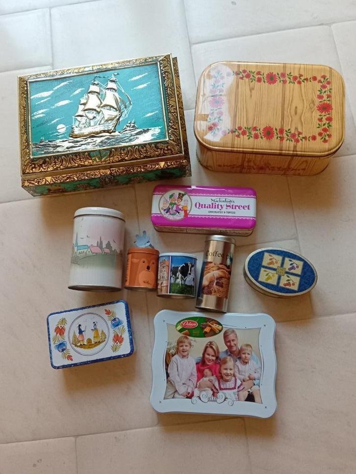 blikken doos, Verzamelen, Blikken, Gebruikt, Ophalen of Verzenden