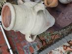 Drie terracota vazen  -  Amphora's, Tuin en Terras, Bloempotten, Ophalen, Gebruikt