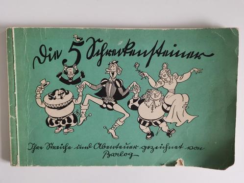 Die Fünf Schreckensteiner - Barlog - zeldzaam 1940, Boeken, Stripverhalen, Gelezen, Eén stripboek, Ophalen of Verzenden
