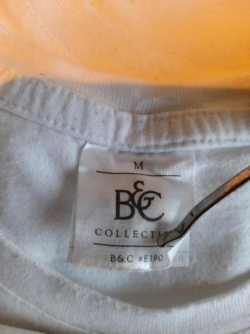 T-shirt B&C wit maat M beschikbaar voor biedingen