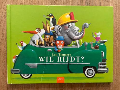 Prentenboek Wie Rijdt?, Boeken, Kinderboeken | Kleuters, Gelezen, Fictie algemeen, 4 jaar, Jongen of Meisje, Voorleesboek, Ophalen of Verzenden