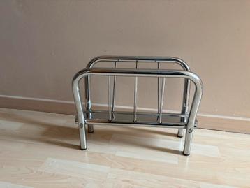 Gispen stijl - chroom - tijdschriftenhouder (design) beschikbaar voor biedingen