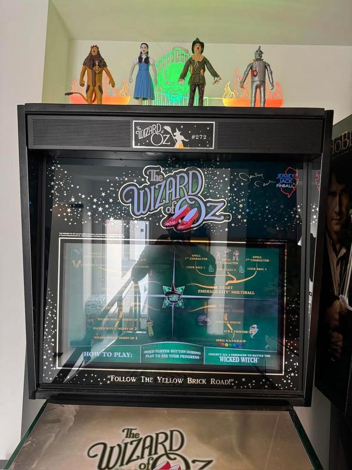 Flipper wizard of oz LE Emerald city, Verzamelen, Automaten | Flipperkasten, Zo goed als nieuw, Ophalen
