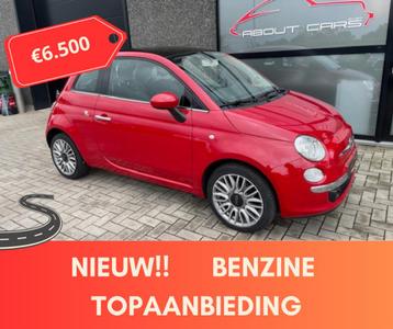 Fiat 500 1.2i Lounge ** NIEUW ** GARANTIE ** BENZINE beschikbaar voor biedingen