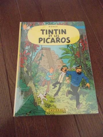 Lot de 12 anciens albums de TINTIN de 1952 à 1976.  beschikbaar voor biedingen