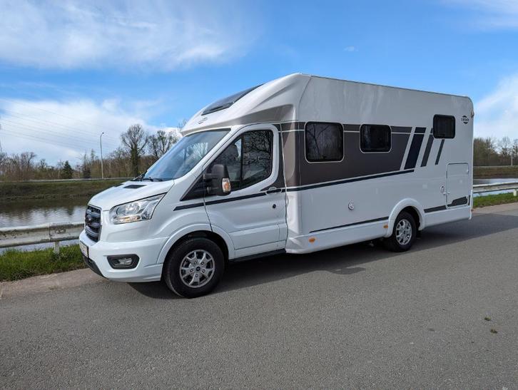 CARADO T338 Automaat (2024) + hefbed + SatTV, Caravans en Kamperen, Mobilhomes, Bedrijf, tot en met 5, Half-integraal, Carado