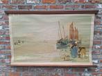 Lithografie Henri Cassiers 100x66cm, Antiek en Kunst, Kunst | Litho's en Zeefdrukken, Ophalen