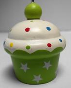 Bedankje - Cupcake groen fotoclip - 35 stuks voor 50€, Enlèvement ou Envoi, Cadeau d'accouchement, Neuf