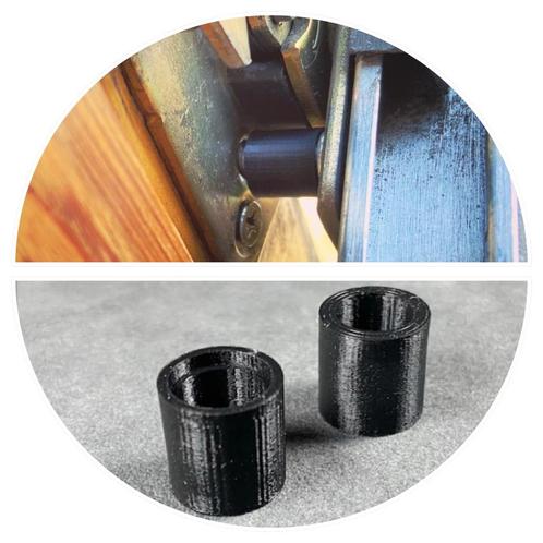 Velux dakraam scharnier ringen/cilinders, Doe-het-zelf en Bouw, Glas en Ramen, Nieuw, Dakraam, Ophalen of Verzenden