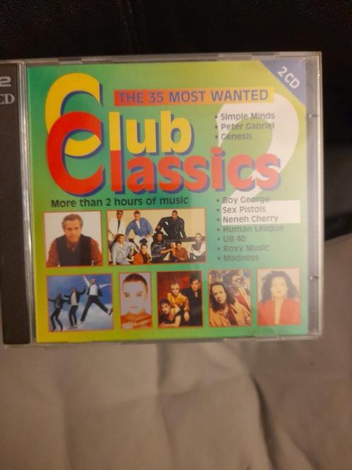 cd - various - club classics 2 - 2cd, CD & DVD, CD | Pop, Comme neuf, 1980 à 2000, Enlèvement ou Envoi