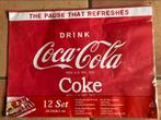 12 papieren onderleggers van coca cola., Verzamelen, Ophalen of Verzenden, Nieuw, Gebruiksvoorwerp