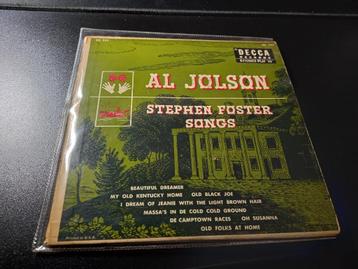 Al Jolson – Stephen Foster Songs 2 x '7 Ep's beschikbaar voor biedingen