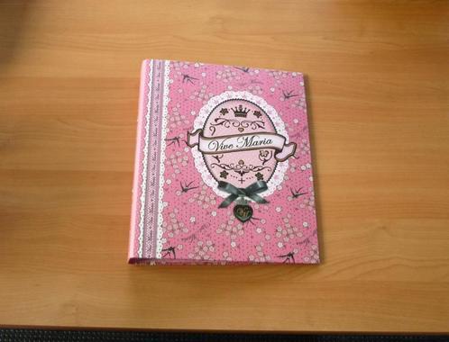 Roze bloemen print A4 map ringmap documentenmap Viva maria, Diversen, Schoolbenodigdheden, Ophalen of Verzenden