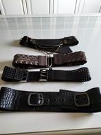 Lederen riemen, riem, belt, leather, Enlèvement ou Envoi, 90 à 100 cm, Comme neuf, Ceinture taille