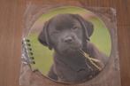 Rond schriftje met labrador lijntjes doorsnee 14,5 cm, Ophalen of Verzenden, Nieuw