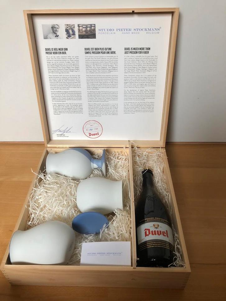 Duvel Stockmans 1e editie, Verzamelen, Biermerken, Nieuw, Glas of Glazen, Duvel, Ophalen of Verzenden