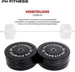 PH Fitness Bumper Plates 20KG Set – Rubber 50mm (2x, opdruk), Sports & Fitness, Enlèvement ou Envoi, Neuf, Bras, Autres types