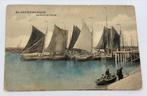 Oude postkaart <1920 Blankenberge Bâteaux de pêche, Ophalen of Verzenden, Voor 1920, Ongelopen, West-Vlaanderen