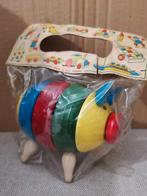 Vintage houten speelgoed jaren50 Houten varken(stapelpuzzel), Antiek en Kunst, Ophalen