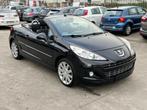 Peugeot 207 cc cabriolet 1.6 benzine 2015, Auto's, Euro 5, Zwart, Cabriolet, Zwart